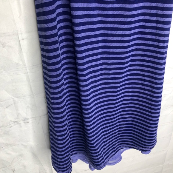 Calia by Carrie Underwood Purple Striped Move Racerback Tank Top Size Small - Picture 5 of 10